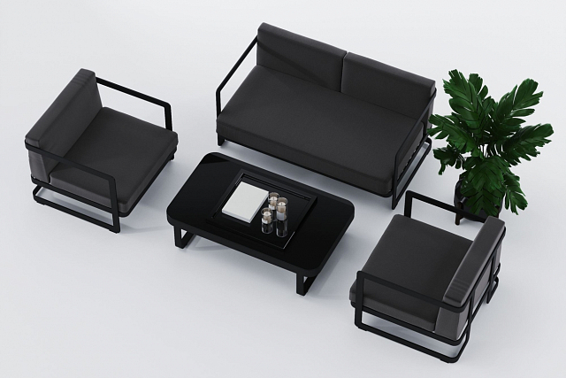 Лаунж зона Gardenini Villino Dark 