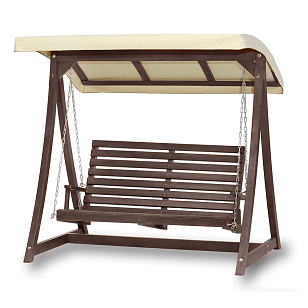 Качели садовые Leda Цвет: коричневый, садовая мебель