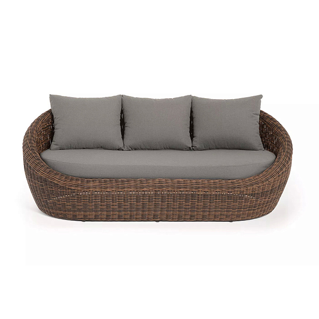 Диван трехместный 4SIS Барселона Цвет: коричневый 