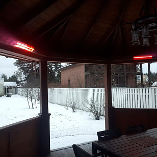 Уличный электрический обогреватель WWT Elcon RCH-2000/6, уличное оборудование