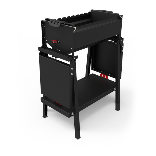Мангал Grillver Kraftiks Black на подставке