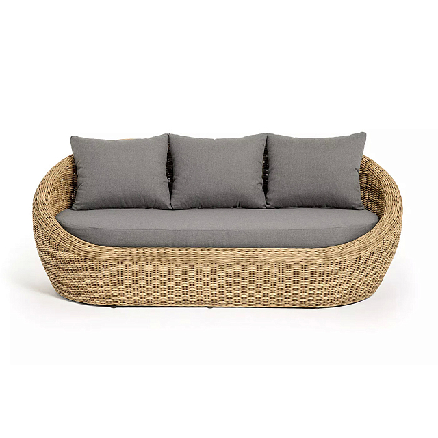 Диван трехместный 4SIS Барселона Цвет: соломенный 