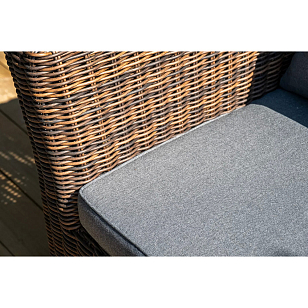 Обеденная группа 4SIS Моккачино, цвет коричневый, садовая мебель