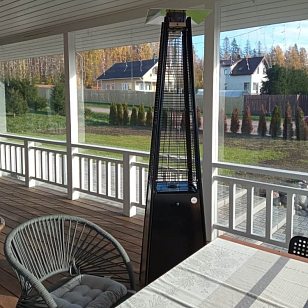 Уличный газовый обогреватель WWT 13I Total Black, уличное оборудование