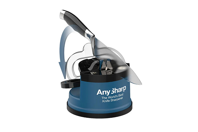 Точилка для ножей AnySharp Classic Цвет: голубой