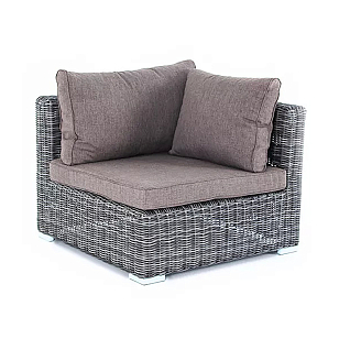 Модуль угловой 4SIS Лунго Цвет: графит, садовая мебель