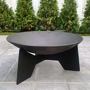 Стальная чаша для огня Concretika Y 80, уличное оборудование