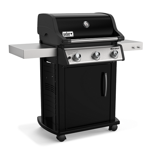гриль газовый weber spirit e-315 gbs, черный