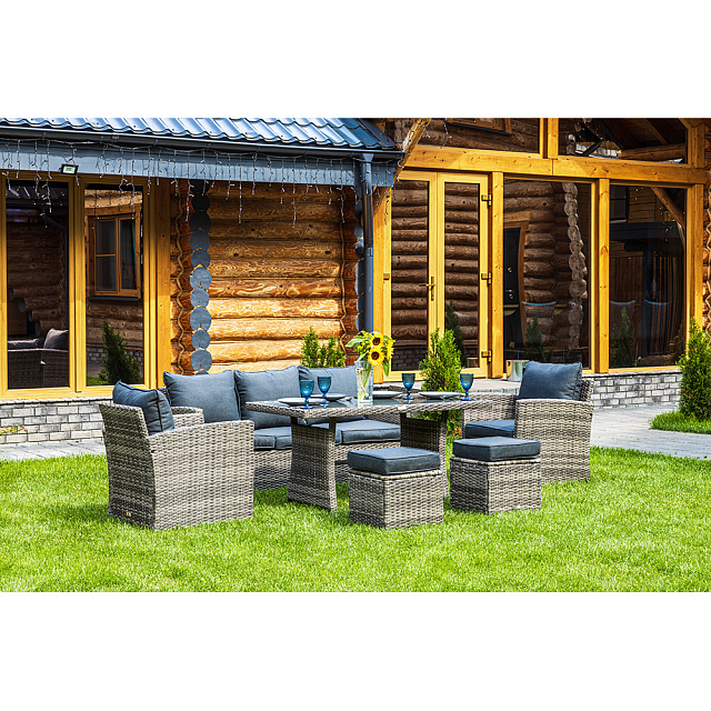 Комплект садовой мебели Lite Zoya серый 