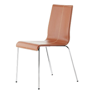 Стул офисный Pedrali Kuadra Цвет: темно-рыжий для дачи Стул офисный Pedrali Kuadra Цвет: темно-рыжий, садовая мебель