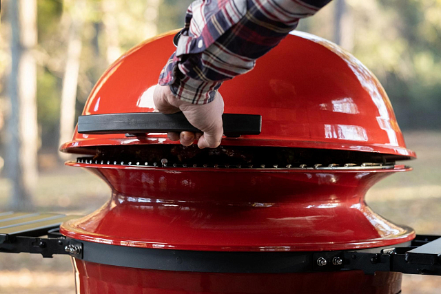 угольный гриль kamado joe kettle joe