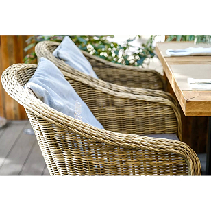 Кресло 4SIS Равенна, цвет соломенный для дачи Кресло 4SIS Равенна, цвет соломенный, садовая мебель