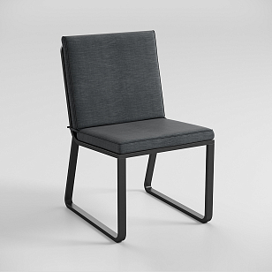 Стул Gardenini Premium Voglie Карбон / Темно-серый, садовая мебель