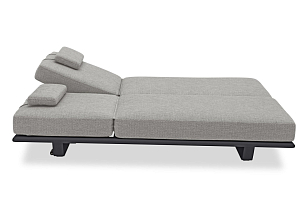 Комплект лежаков Brafritid Gotland антрацит/серый, алюминий, садовая мебель