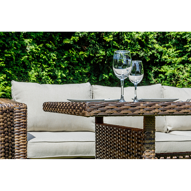 Обеденный комплект Lite Karl Цвет: коричневый 