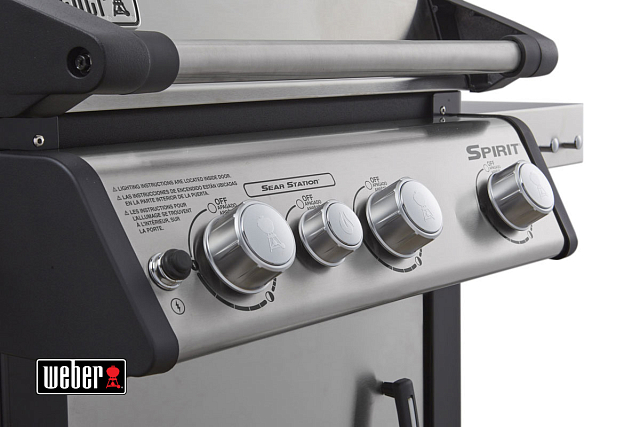 гриль газовый weber spirit sp-335 premium gbs, нерж. сталь