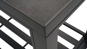 Модульная летняя кухня Brafab Bellac прямая с ручками из тика для приготовления пищи Модульная летняя кухня Brafab Bellac прямая с ручками из тика для сада