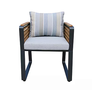 Обеденное кресло из алюминия Joygarden Aura для дачи Обеденное кресло из алюминия Joygarden Aura, садовая мебель