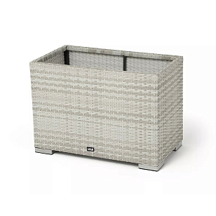 Кашпо 4SIS Лунго, цвет бежевый, уличное оборудование