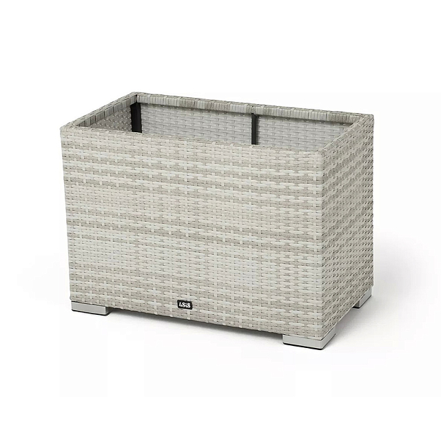 Кашпо 4SIS Лунго, цвет бежевый 