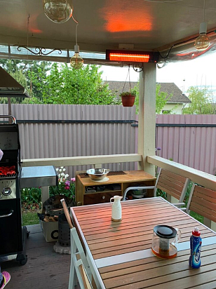 Уличный электрический обогреватель WWT Elcon BH-1500, уличное оборудование