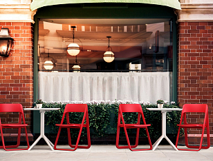 Стол Siesta Contract Sky 60 Цвет: белый, садовая мебель