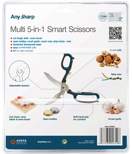 Ножницы многофункциональные AnySharp Smart Sizzors 5-in-1