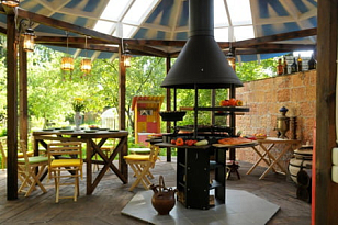 Гриль дровяной стационарный LAPPIGRILL-90 для приготовления пищи Гриль дровяной стационарный LAPPIGRILL-90 для сада