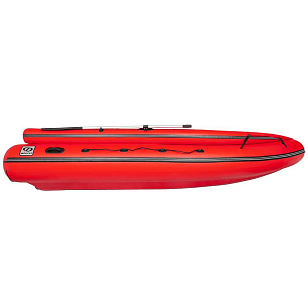Лодка ПВХ Фрегат 430 FM Jet/L/S красная для хобби и пикника