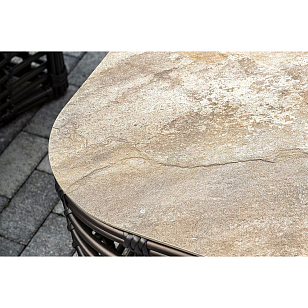 Лаунж-зона 4SIS Ницца, цвет бронзовый для дачи Лаунж-зона 4SIS Ницца, цвет бронзовый, садовая мебель