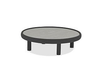 Лаунж зона (диван и парные столики) Brafritid Gotland антрацит/серый, алюминий, садовая мебель