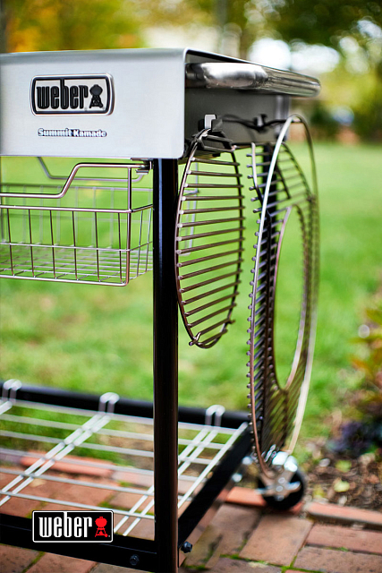 угольный гриль weber summit kamado s-6