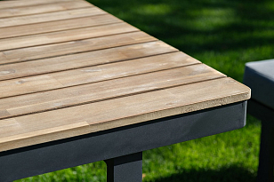 Лаунж зона Joygarden Topa с обеденным столом, садовая мебель