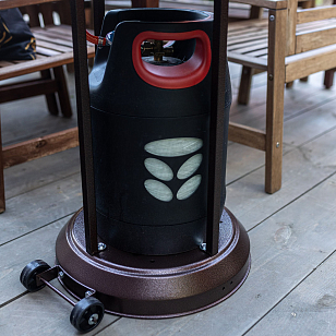 Уличный газовый обогреватель La Hacienda H1 Bronze, уличное оборудование