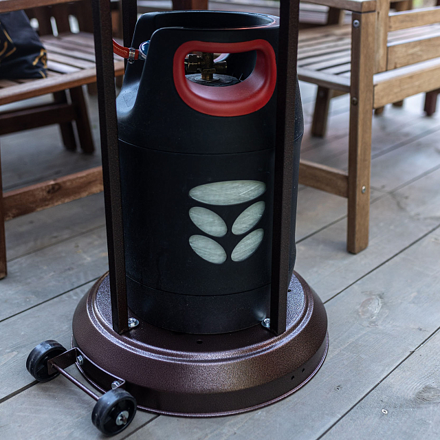 Уличный газовый обогреватель La Hacienda H1 Bronze 