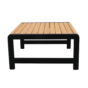 Комплект кофейных столов из алюминия Joygarden Maya Темный графит, садовая мебель