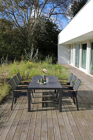 Кресло Brafritid Andy антрацит, садовая мебель