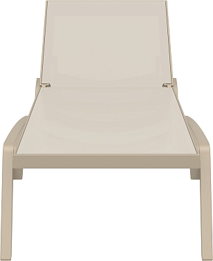 Шезлонг-лежак Siesta Contract Pacific Цвет: бежевый, садовая мебель