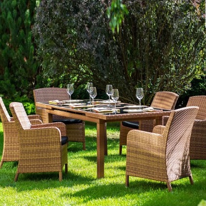 Обеденная группа Joygarden Mykonos тик 