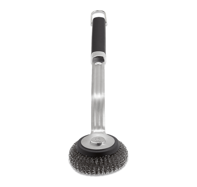 Щетка для очистки гриля Weber круглая с металлической губкой, 46 см