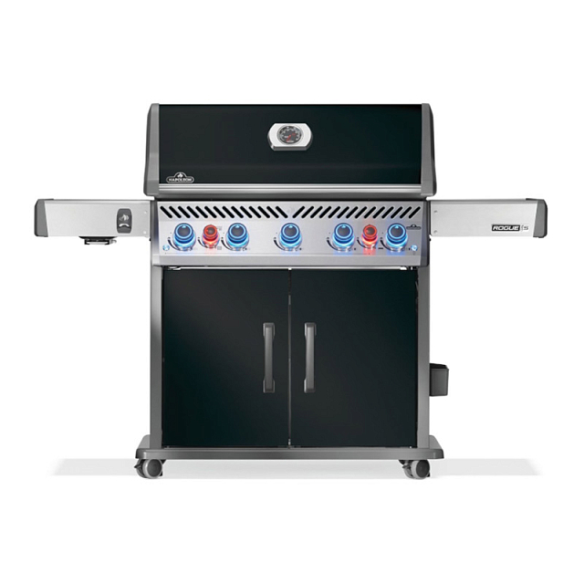гриль газовый napoleon rogue pro-s 625 черный (с ик горелкой 3/3)