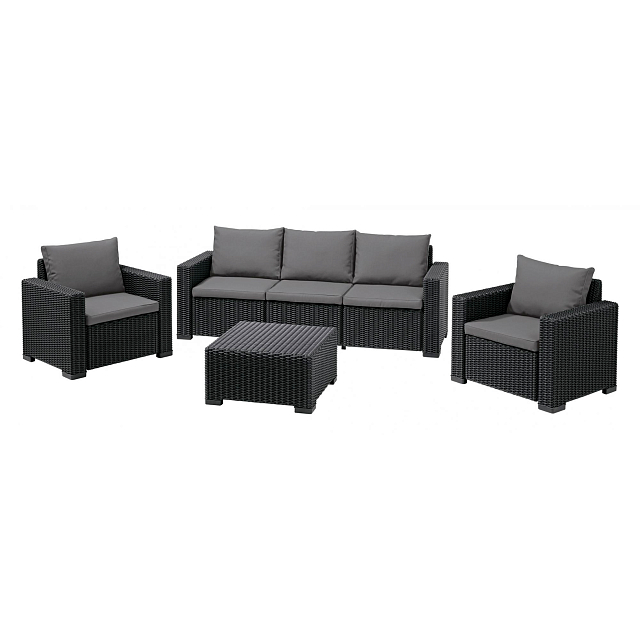 Лаунж зона Keter California set графит 