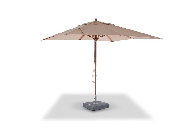 Зонт на центральной деревянной опоре 4SIS Джулия 3x3 