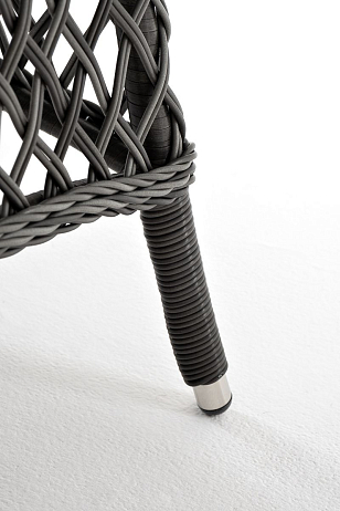 Стол 4SIS Эспрессо Ø118 см, цвет графит, садовая мебель