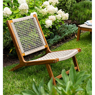 Кресло-лаунж из акации Joygarden Calisto, садовая мебель