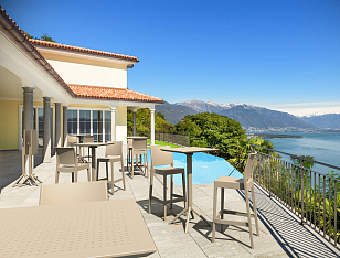 Стул барный Siesta Contract Maya Bar 75 Цвет: темно-серый, садовая мебель