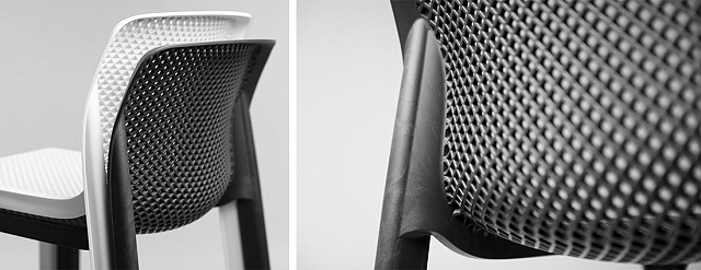 Стул полубарный Nardi Net Stool Mini Цвет: белый 
