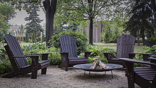 Чугунная чаша для огня Concretika С100 PLATO, уличное оборудование