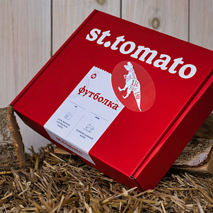 Одежда и аксессуары Футболка St.Tomato с двухсторонней печатью Butcher cuts scheme XL/XXL для BBQ