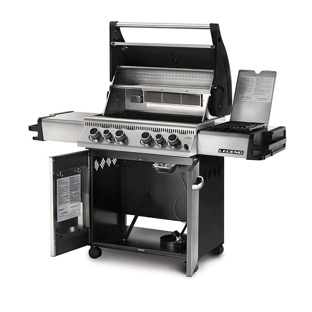 гриль газовый napoleon legend-485 (с ик горелкой 3/3)